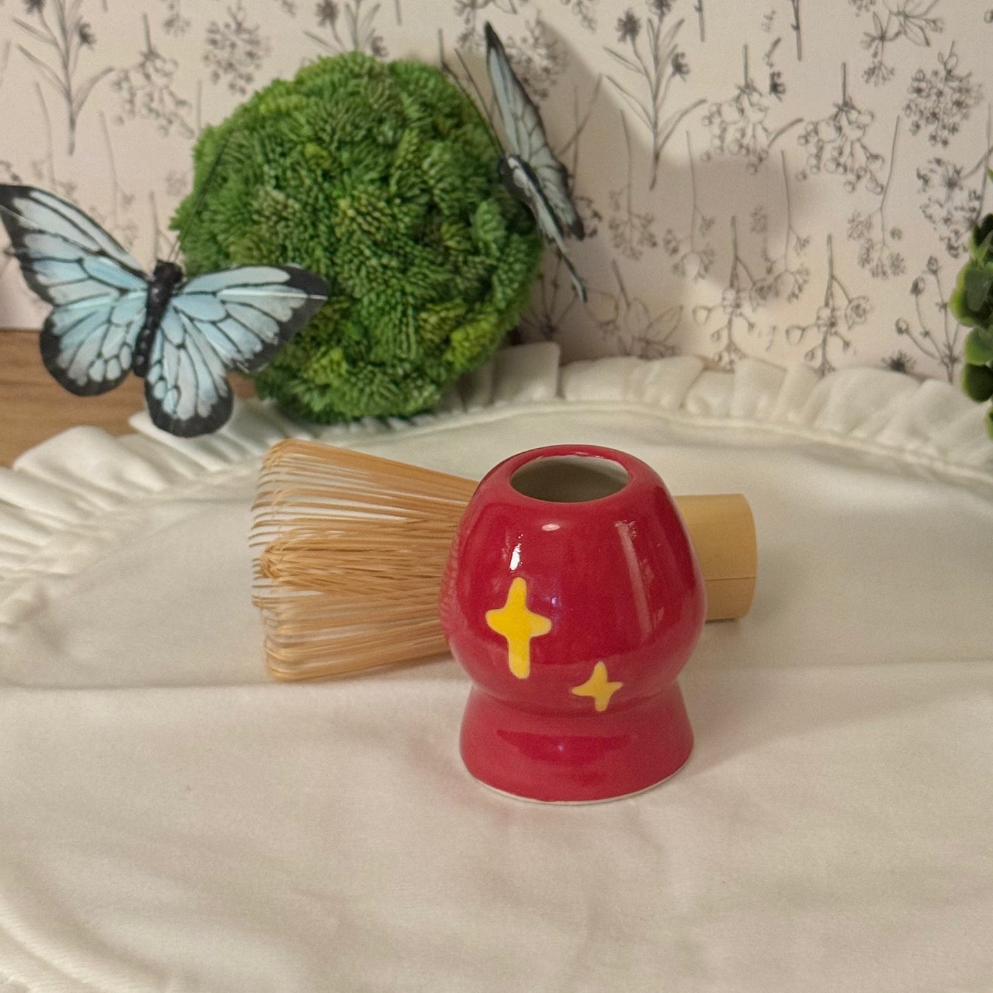 Wishing Stars in Dragon Red Chasen Stand
