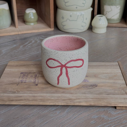 Double Cherry Bow Cup